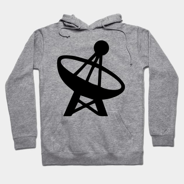 Satellite antenna Hoodie by ShirtyLife